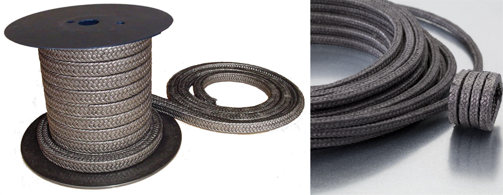 Teflon Graphite Packing, Braided PTFE Graphite Packing for Pump Valve