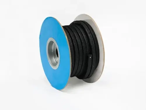 Ramie fiber packing with graphite